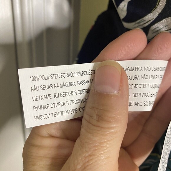 Forever 21 Romper Shorts Women Small Blue Floral Tropical Sleeveless Open Back - Picture 10 of 10